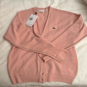 NWT LACOSTE WOOL CARDIGAN